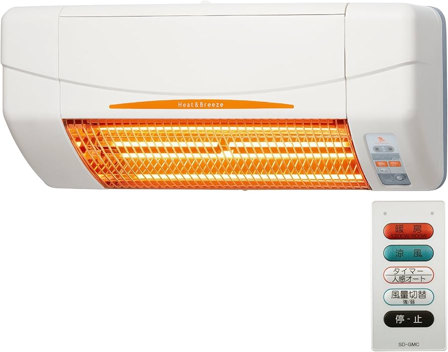 Amazon.co.jp: 高須産業(TSK) 涼風暖房機 脱衣所・トイレ・小部屋用 非