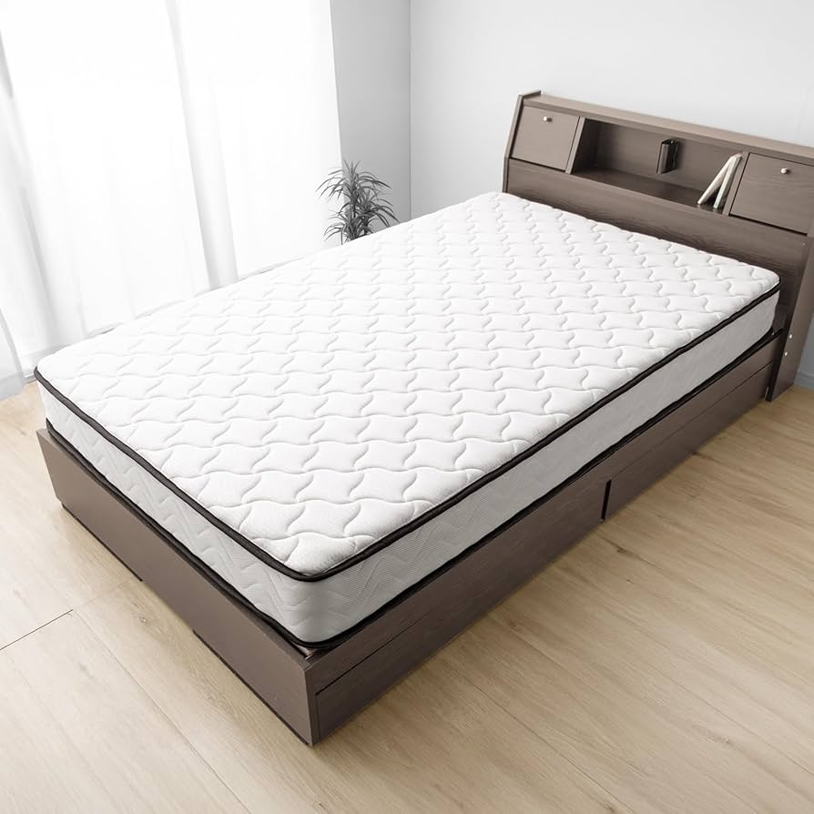 Amazon.co.jp: タンスのゲン マットレス ダブル 極厚22cm 線径2.3mm 高