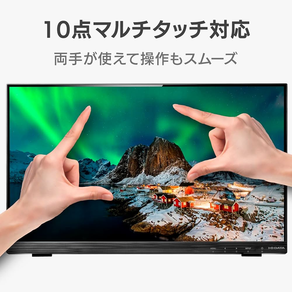 Amazon.co.jp: iOdata LCD-MF224FDB-T/E IODATA Mobile Monitor, Multi