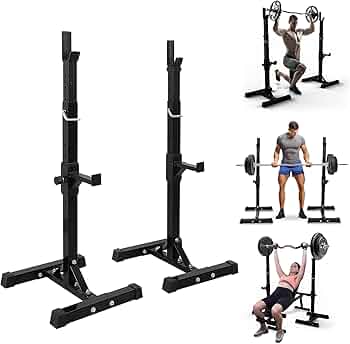 Amazon.co.jp: JupiterForce バーベルスタンド 分離型 スクワット