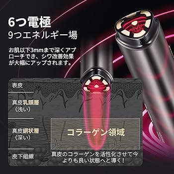 Amazon.co.jp: AMIRO 美顔器 EMS 1台10役 ラジオ波 RF美容器 肌