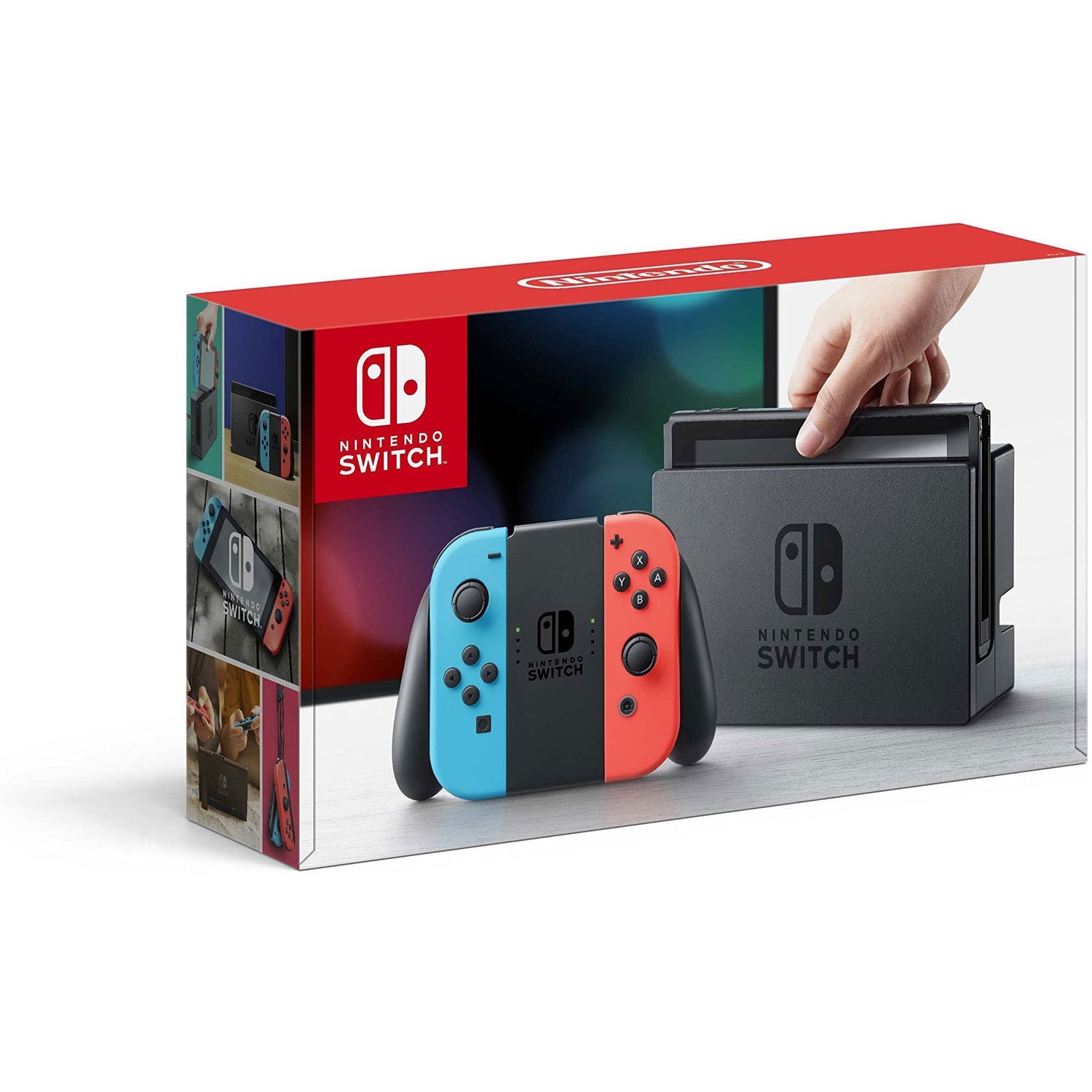 Amazon.com: Nintendo Switch – Neon Red and Neon Blue Joy-Con