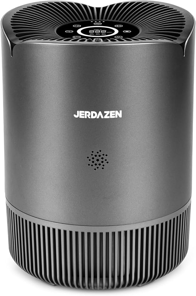 Amazon.co.jp: Jerdazen 空気清浄機 小型 17畳 脱臭 卓上 軽量 集じん
