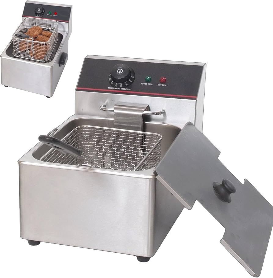 Amazon.co.jp: 電気フライヤー FL-DS6 6L 一槽式 ミニフライヤー 卓上