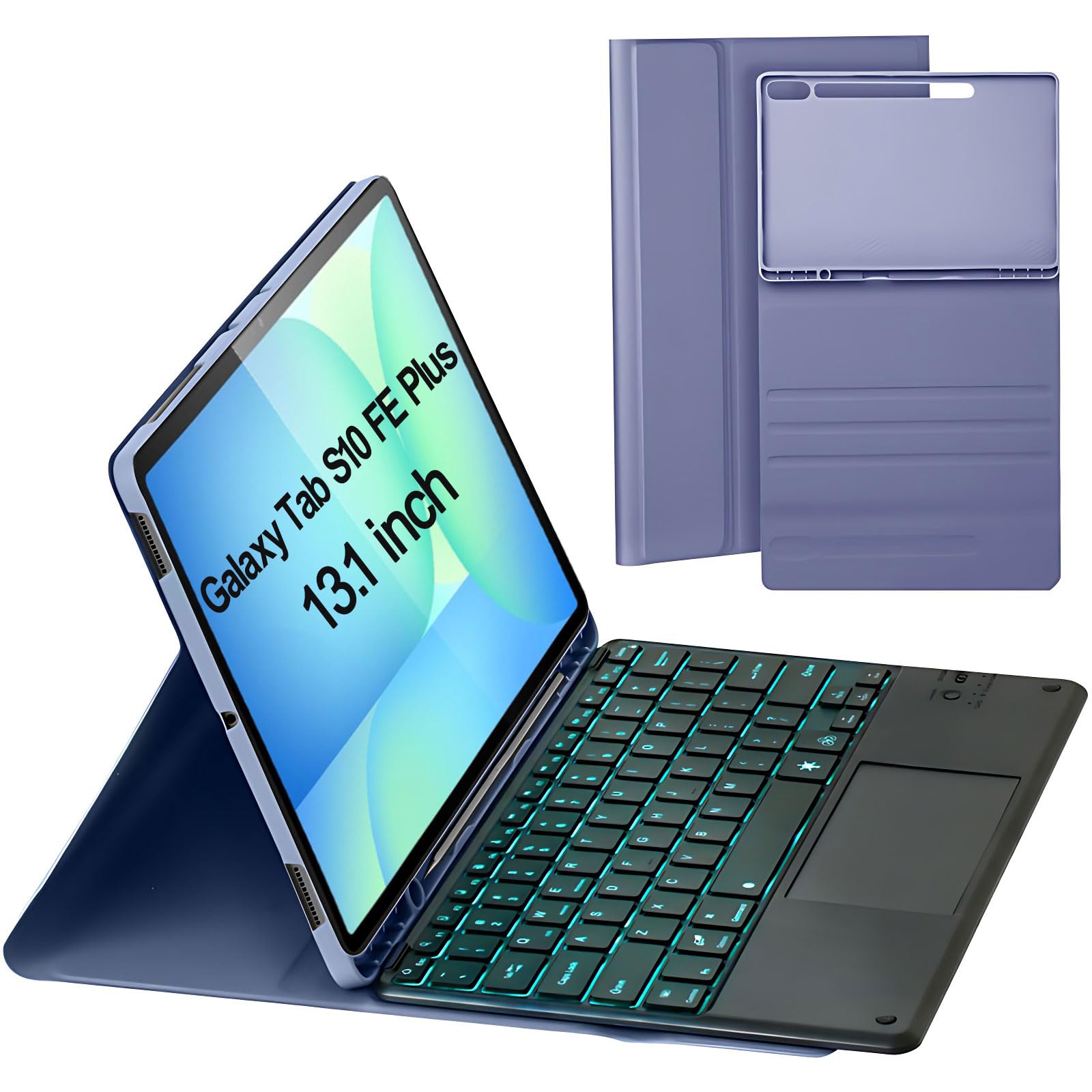 Amazon.com: Keyboard Case for Samsung Galaxy Tab S10 FE Plus/S10
