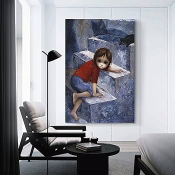 Margaret Keane Paintings Poster (5) Picture Print Canvas Poster