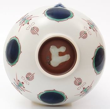 Amazon｜京焼 清水焼 紫峰窯 茶漬 小 唐子付丸紋瓔珞 B5-3小｜飯碗