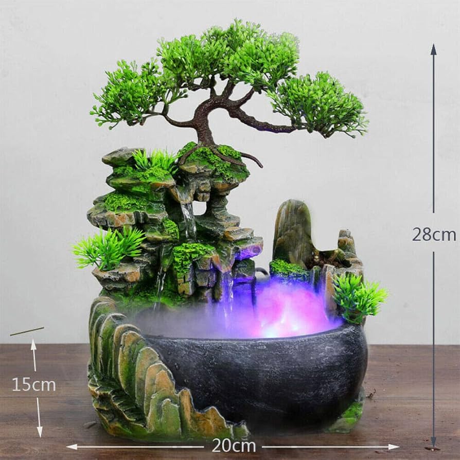 Amazon.com: Gdrasuya10 Rockery Fountain, Small Rockery Water