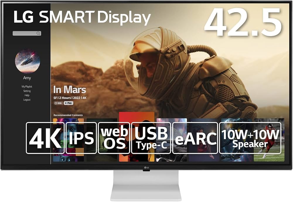 Amazon.co.jp: 【Amazon.co.jp限定】 43SQ700S-W/LG スマート