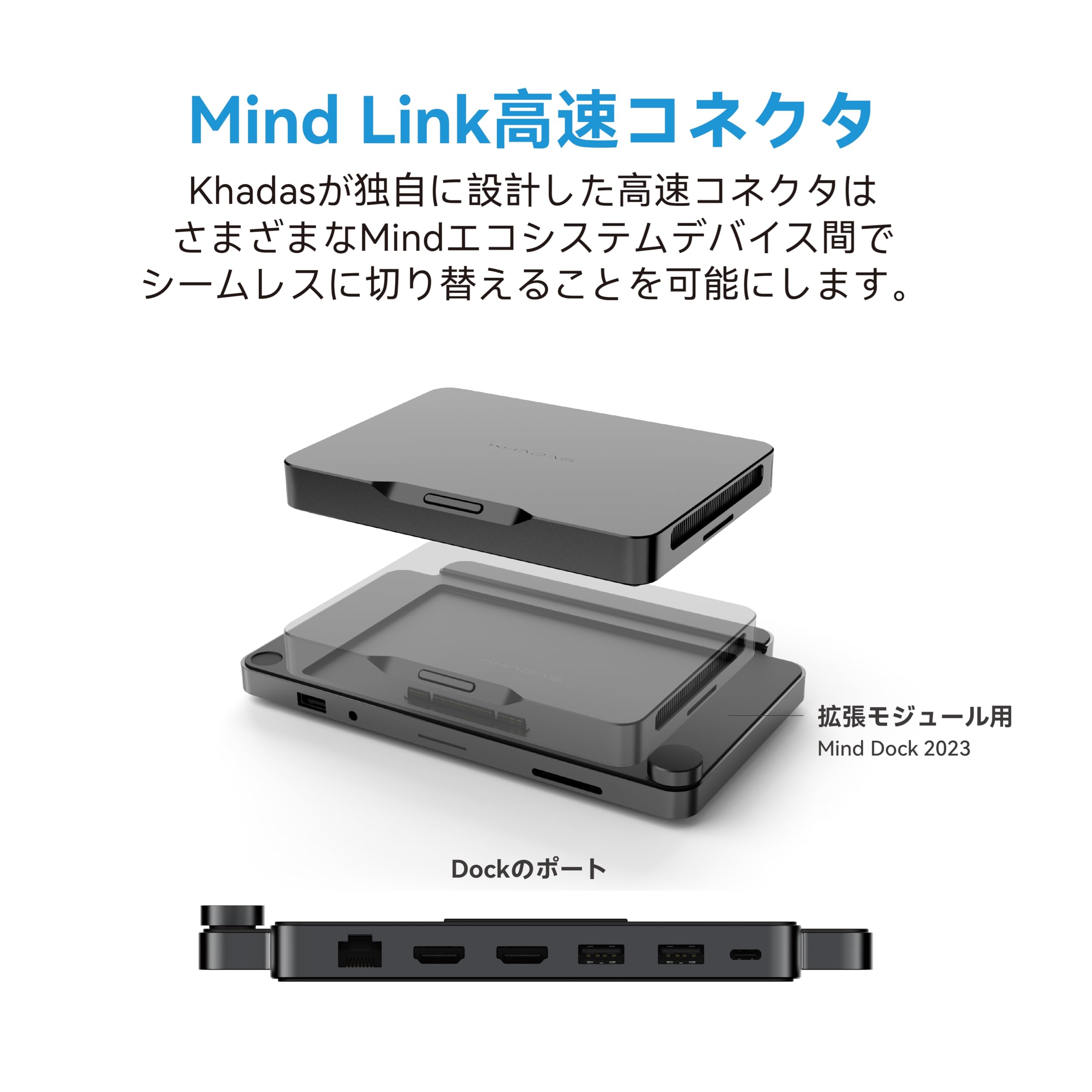 Amazon.co.jp: Khadas minipc 拡張モジュール Mind用 ‖ 内蔵オーディオ