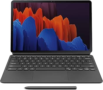 Amazon.com: SAMSUNG Galaxy Tab S7+ Keyboard, Black : Electronics