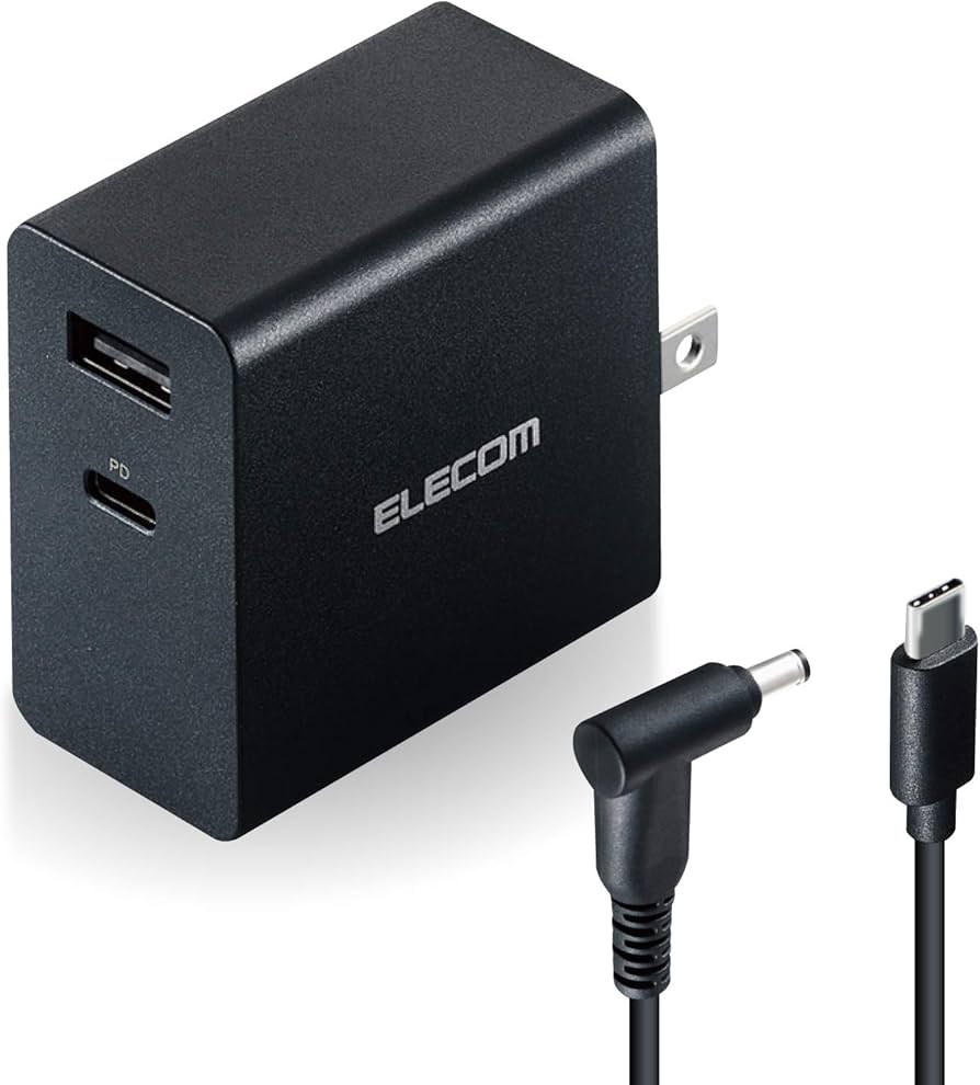 Amazon.co.jp: エレコム ノートPC用ACアダプター PD対応 52.5W Type-C1