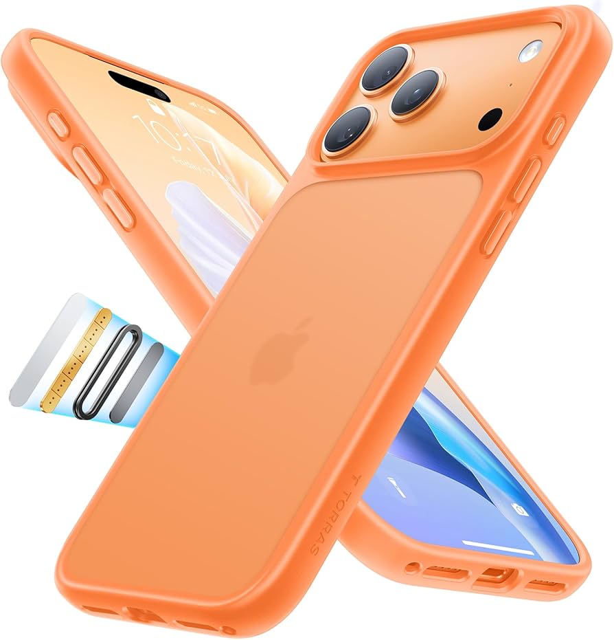 Amazon.co.jp: TORRAS iPhone17Pro 用 ケース 【米軍規格 3倍耐衝撃 半
