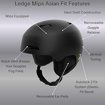 Amazon | Giro Ledge MIPS アジアンフィット スノーヘルメット