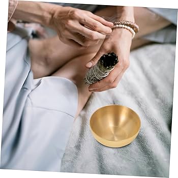 Amazon.co.jp: Ciieeo 真鍮製ボウル 銅ボウル 卓上装飾品 宝の盆 幸運