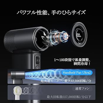 Amazon | JISULIFE 5 in 1 多機能 ハンディファン 【2025年モデル