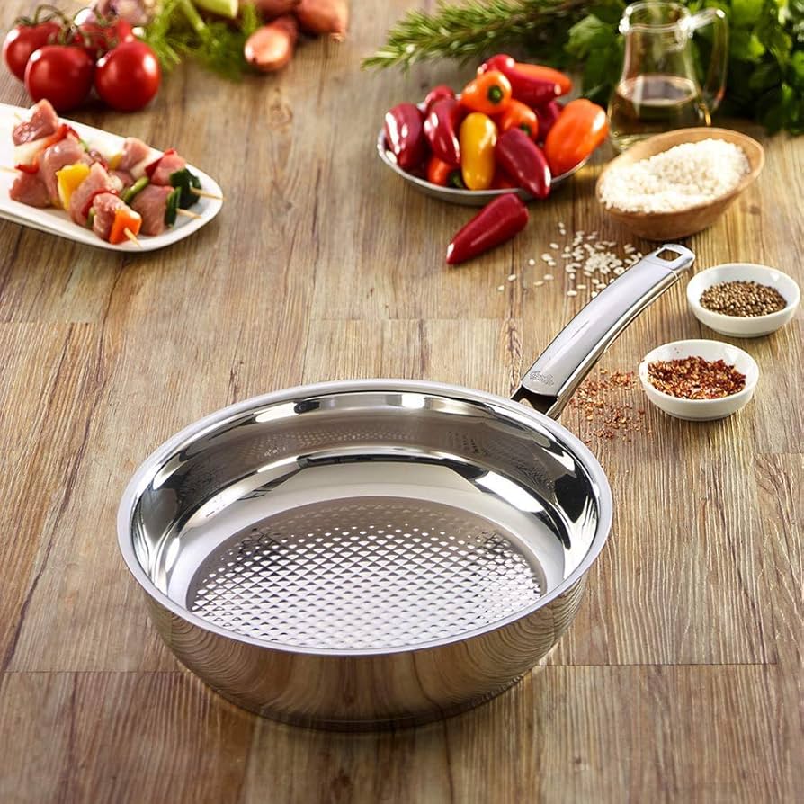 Amazon.com: Fissler crispy steelux premium Stainless Steel Frying