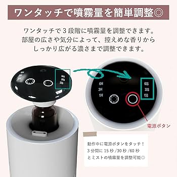 Amazon.co.jp: 【横トナ】 アロマディフューザー ネイビーグリーン 水