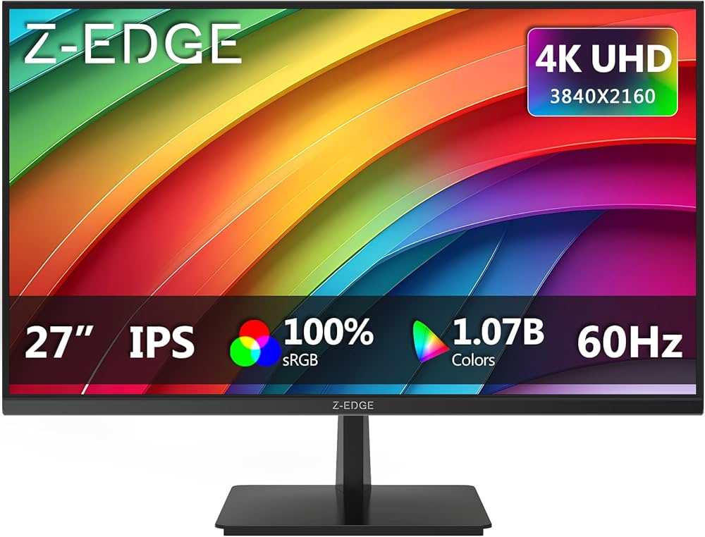 Amazon.co.jp: Z Z-Edge(ゼロエッジ) 4K モニター 27型 IPS UHD