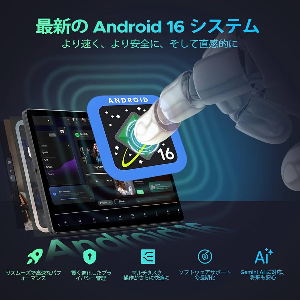 Amazon.co.jp: 【Android16 11インチ 初登場】Android16 タブレット 11