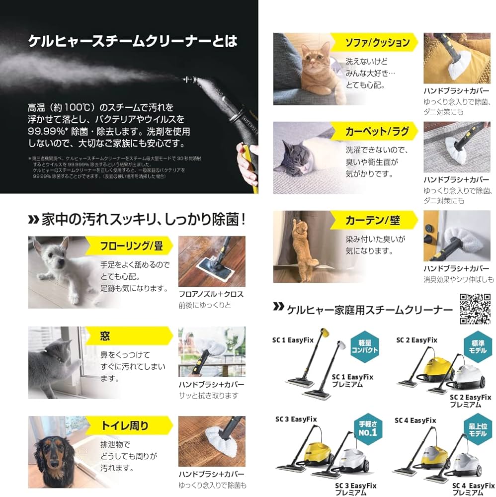 Amazon.co.jp: ケルヒャー(Karcher) スチームクリーナー SC2 EasyFix