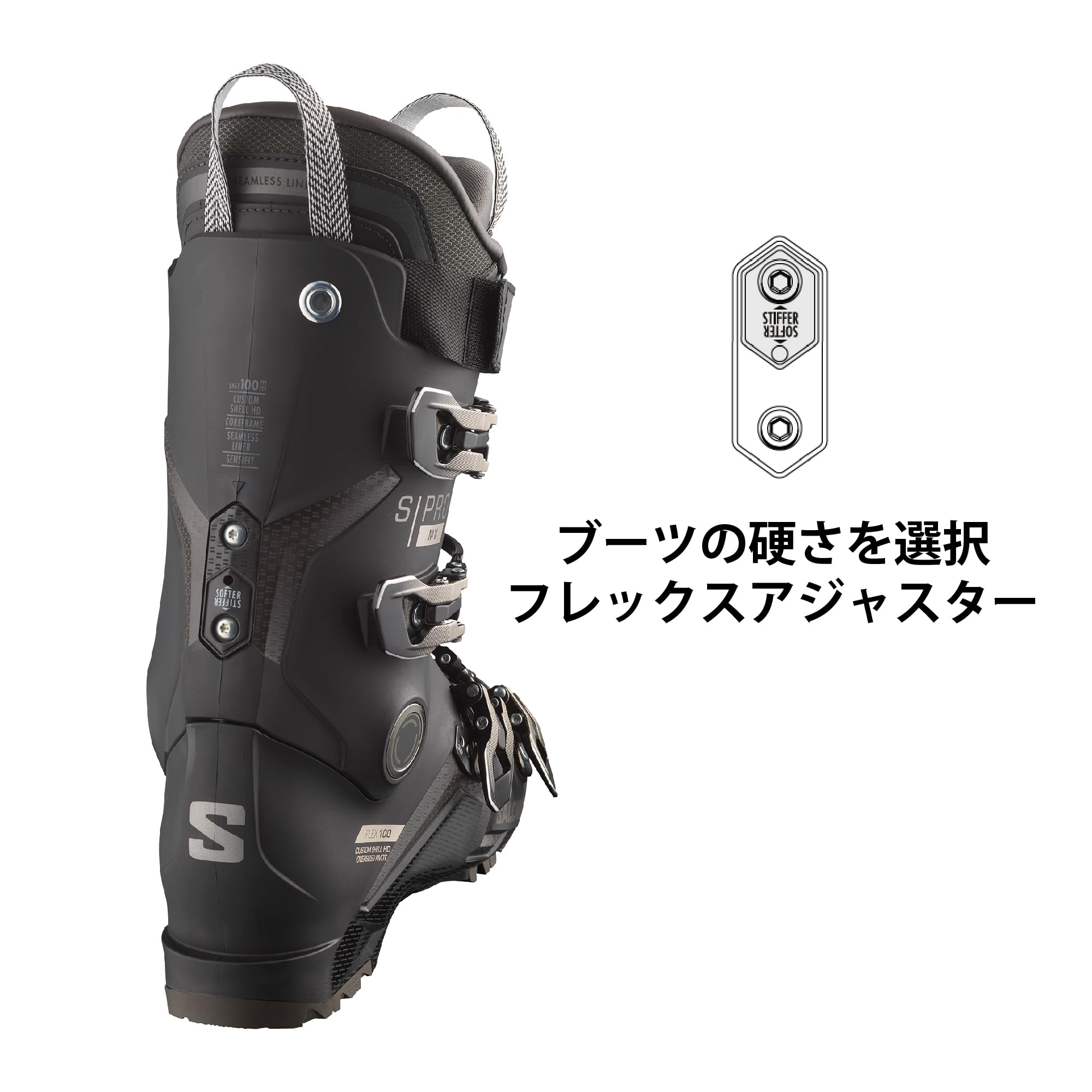 Amazon | サロモン(SALOMON) スキーブーツ S/PRO MV 100 (エス/プロ MV