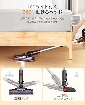 Amazon | 掃除機 コードレス【2025業界初&48000pa強力吸引&24段階