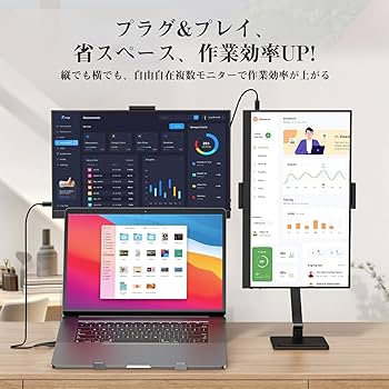 Amazon.co.jp: KEEPTIME モバイルモニター 15.6インチ モバイル