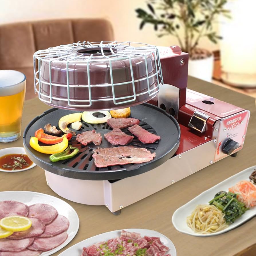 Amazon | 遠赤無煙グリル UFO CCM-101 | カセット式 無煙 ロースター