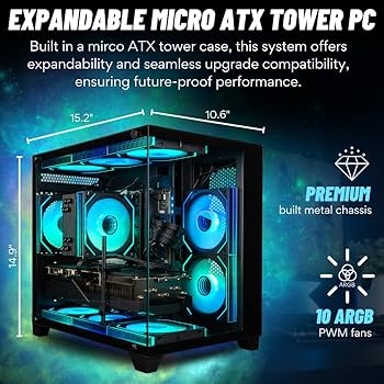 Amazon.com: Panorama RTX 5060 Ti 8GB, AMD Ryzen 7 5700X Processor