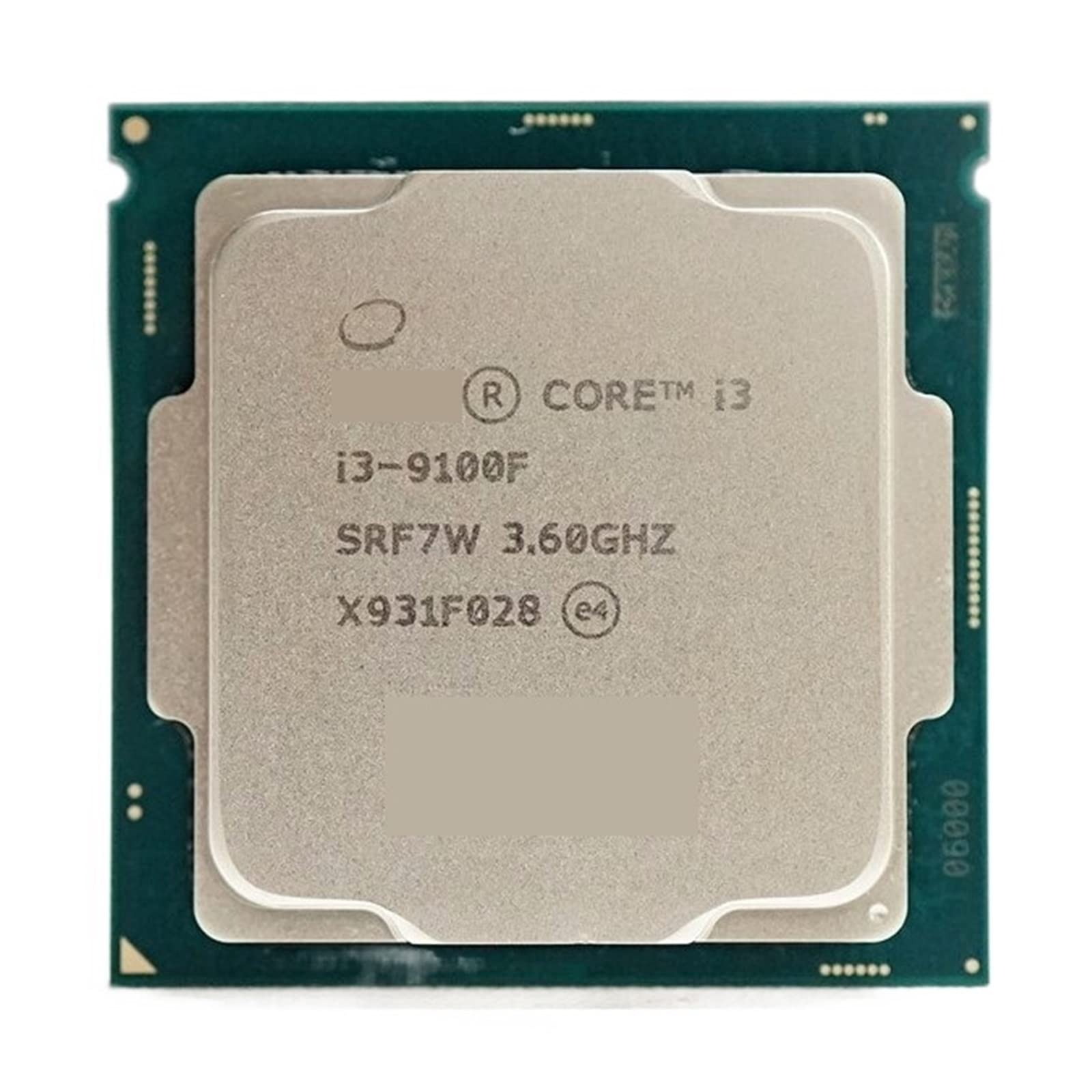 Amazon.com: CPU c I3-9100F SRF7W BO PC Computer Desktop Processor