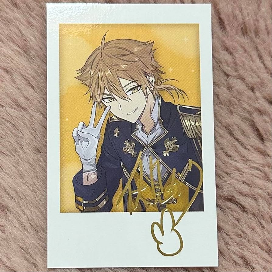 視線釘付け 明日原】プロモPR＋版箔押サイン1枚。 視線釘付け 明日原