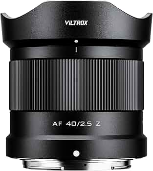 Amazon.com : VILTROX 40mm F2.5 Z Mount Lens, AF 40mm f/2.5 Z Full