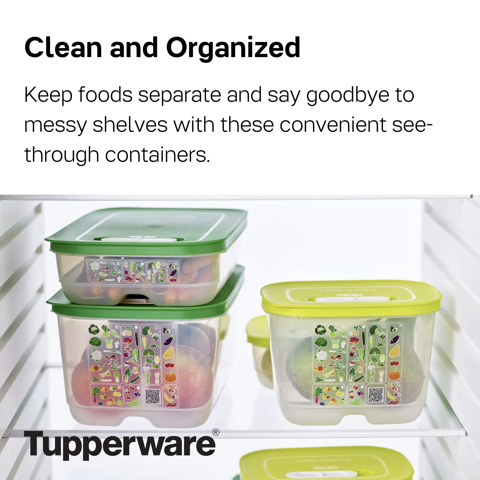 Amazon｜TupperwareブランドのFridgeSmartスターターセット - 4つの