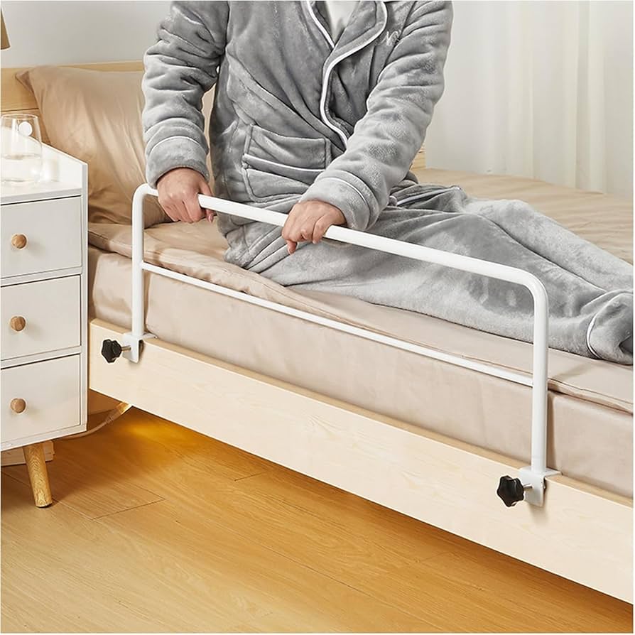 Amazon.co.jp: ベッドガード スチール製 ずれ防止 転落防止 ベッド