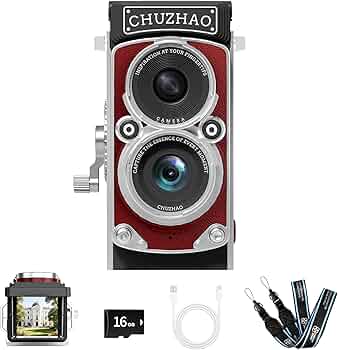 Amazon.co.jp: CHUZHAO ヴィンテージミニデジタルカメラ、ポータブル