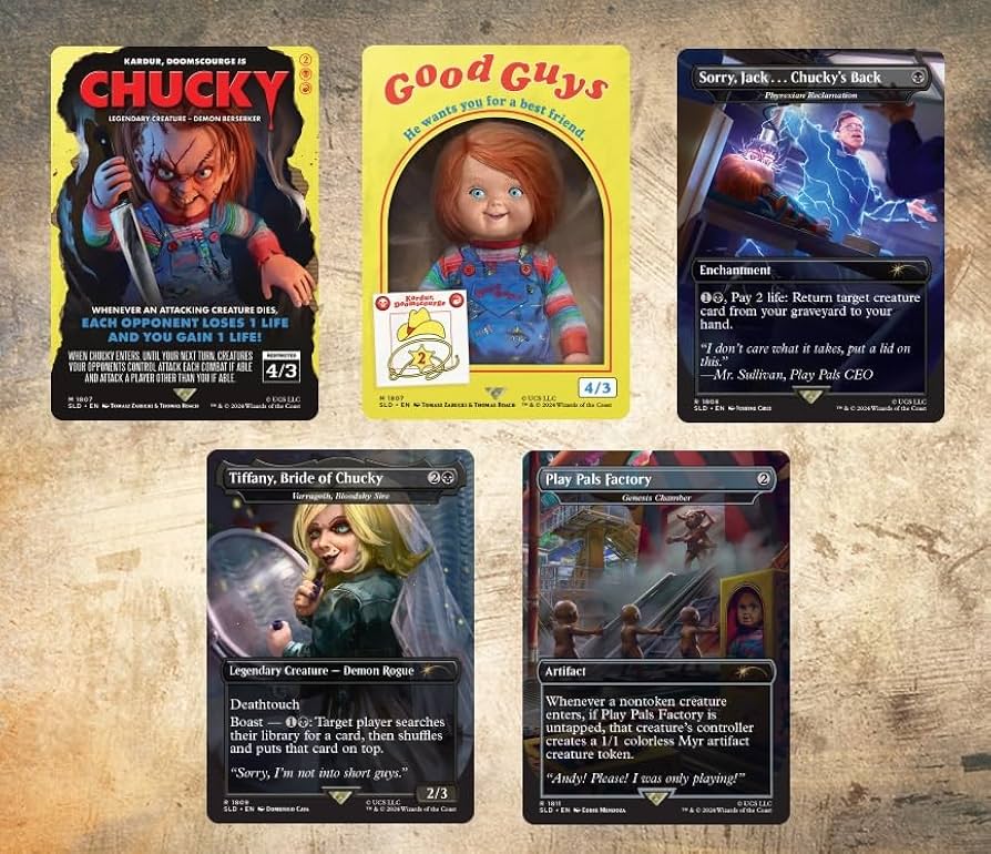 Amazon.com: MTG Secret Lair: Secret Lair x Chucky (Non-Foil