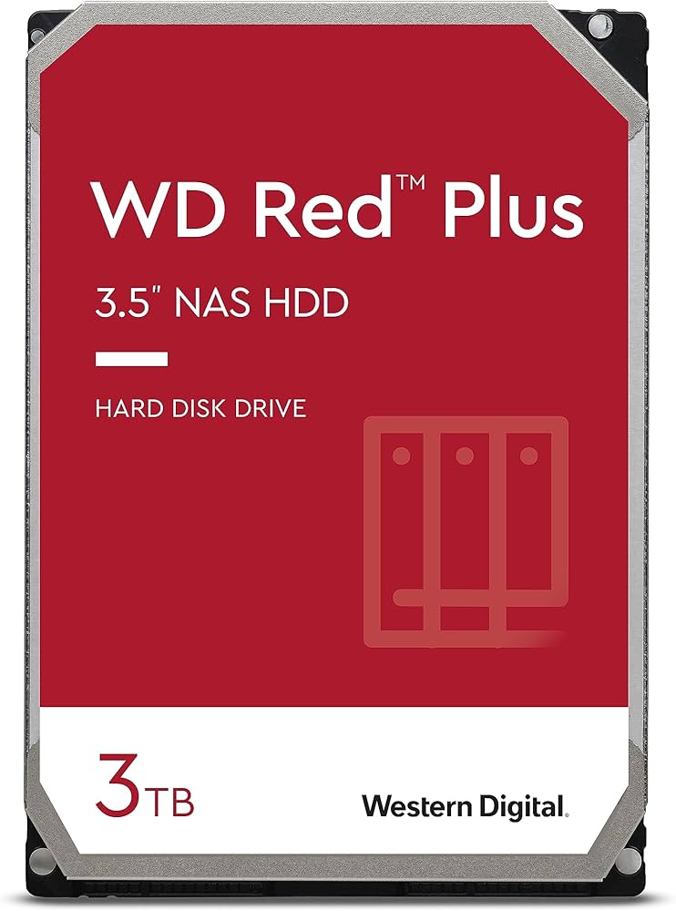 Amazon.com: Western Digital 3TB WD Red Plus NAS Internal Hard