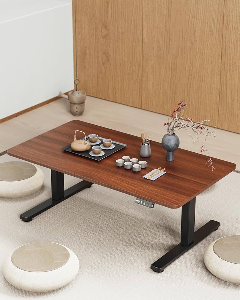 Amazon.co.jp: Xyndyx 電動 オフィスワークローデスクテーブル 自動