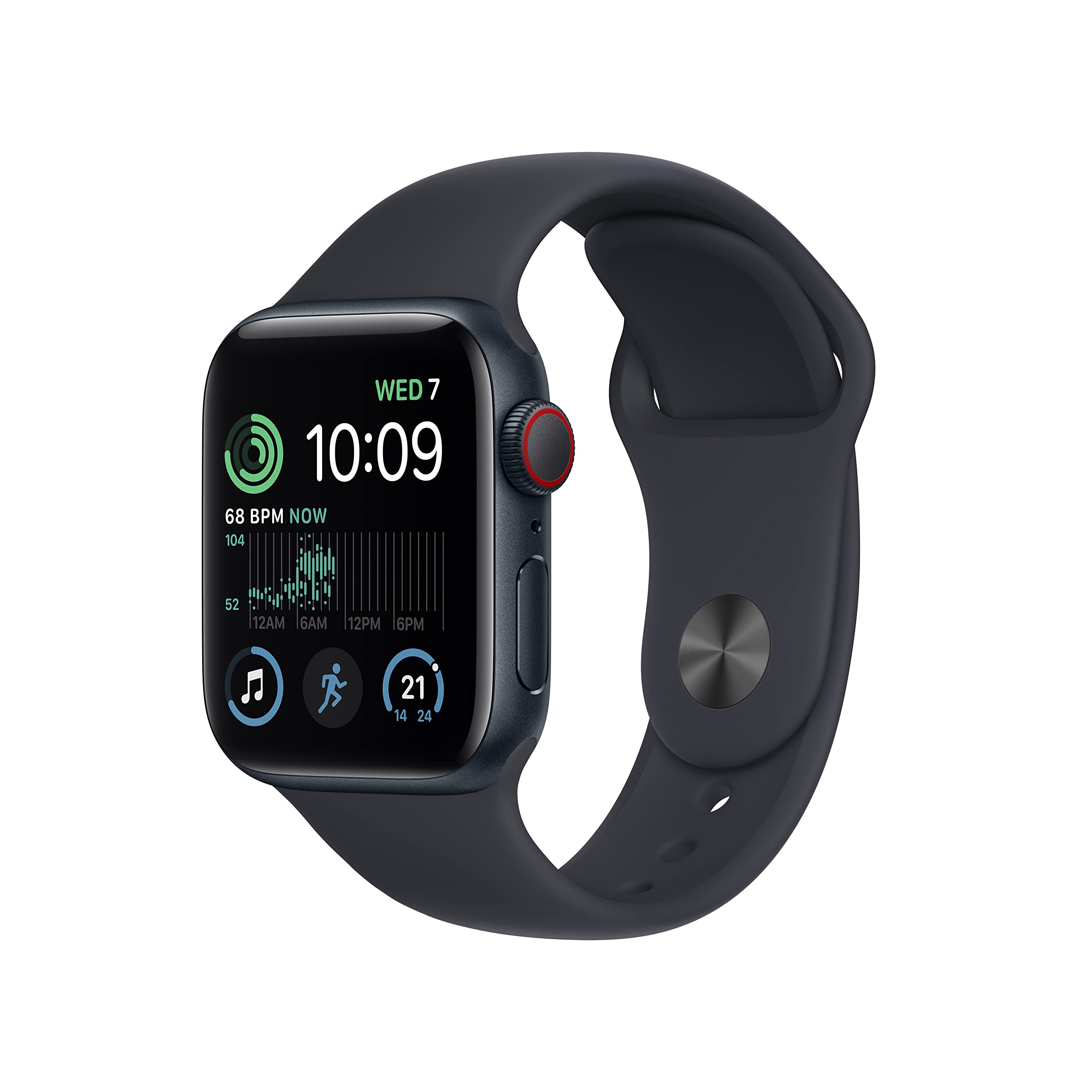 Apple Watch SE (2nd Gen) (GPS + Cellular 40mm) Midnight Aluminum