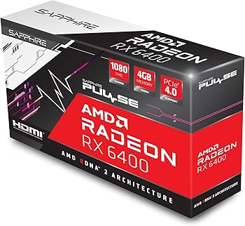 Amazon | Sapphire PULSE Radeon RX 6400 GAMING 4GB グラフィックス