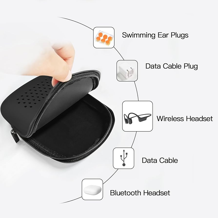 Amazon.com: AWINNER Compatible for Shokz Case,Silicone Carrying