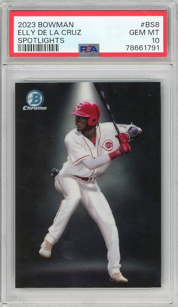 Amazon.com: Graded 2023 Topps Bowman Elly De La Cruz #BS8