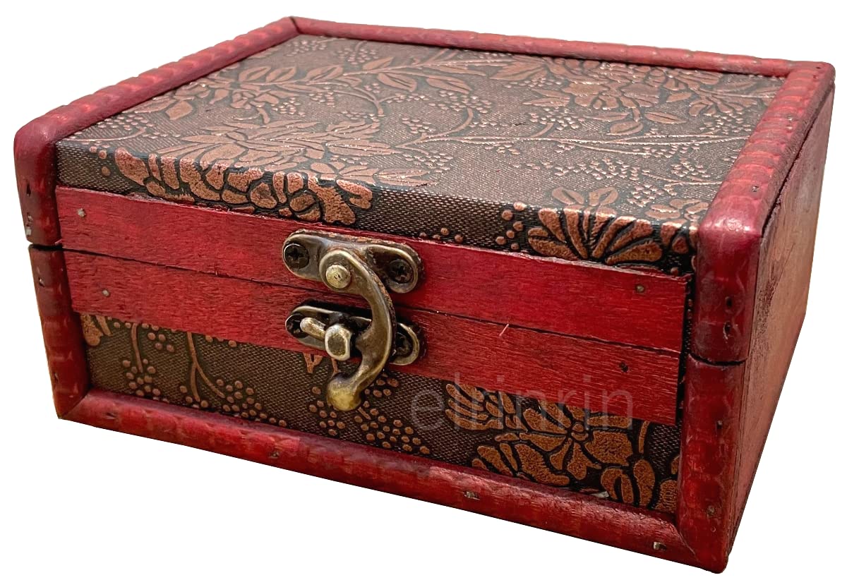 Amazon｜elrinrin アンティーク 風 ボックス 小箱 収納 レトロ 小物