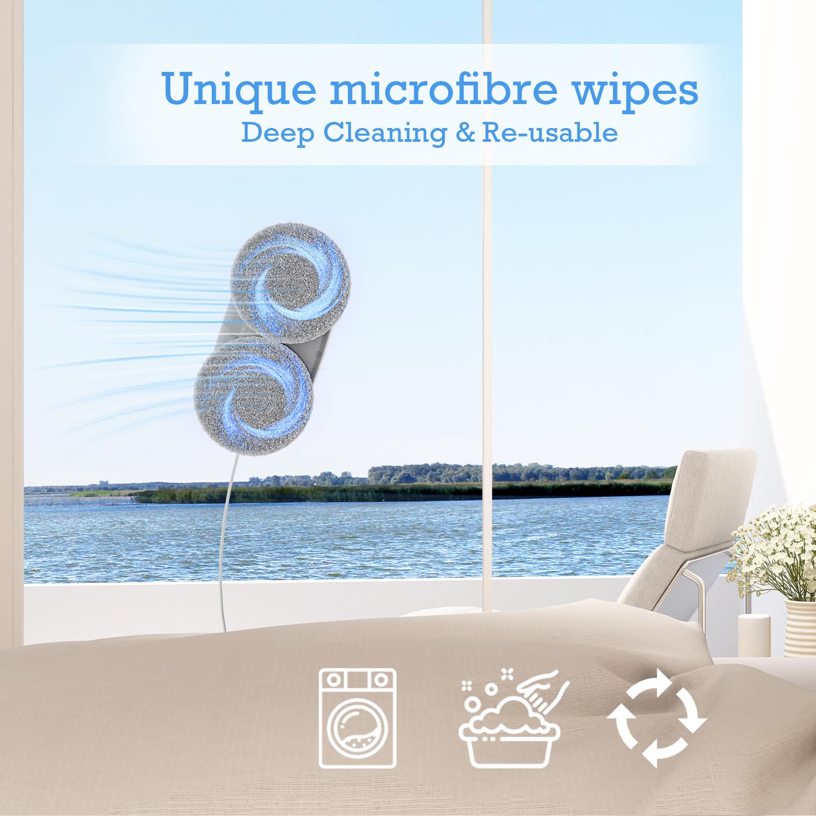 Amazon | TOSIMA W2 窓掃除ロボット インテリジェントパスプランニング