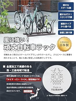 Amazon.co.jp: 遠藤ワークス 日本燕三条製 自転車スタンド 風に強い