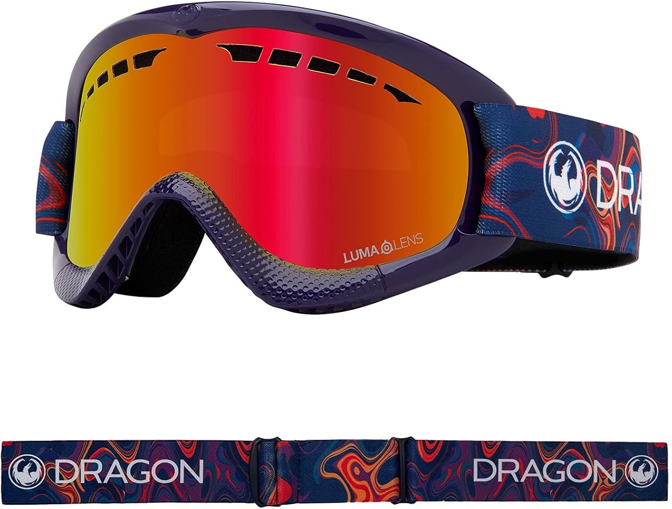 Amazon | ドラゴンスノーゴーグル | DR DXS ベースイオン/60/渦巻き