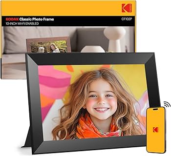 Amazon | コダック10.1インチWiFiデジタルフォトフレーム、1280 x 800