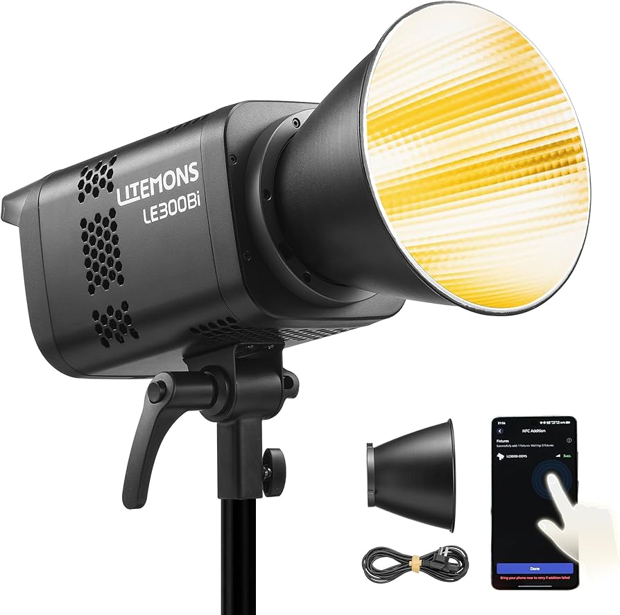 Amazon.com : Godox Litemons LE300Bi COB Led Video Light,320W Power