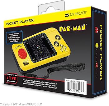 Amazon | MyArcade パックマン ポケットプレーヤー イエロー
